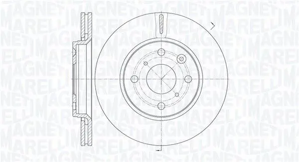 Handler.Part Brake disc Magneti Marelli 361302040124 1