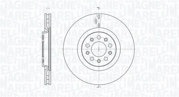 Handler.Part Brake disc Magneti Marelli 361302040142 1