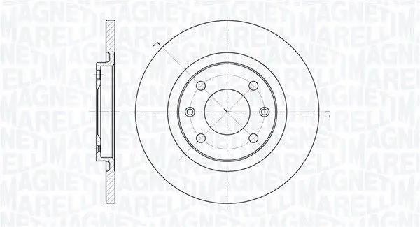 Handler.Part Brake disc Magneti Marelli 361302040149 1