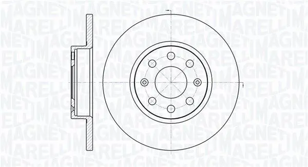 Handler.Part Brake disc Magneti Marelli 361302040165 1