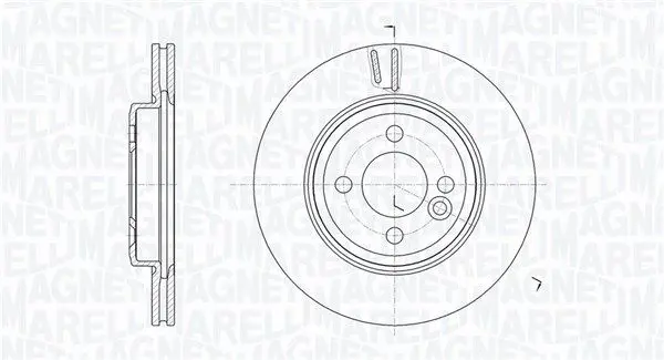 Handler.Part Brake disc Magneti Marelli 361302040182 1