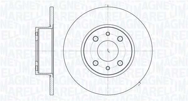 Handler.Part Brake disc Magneti Marelli 361302040187 1