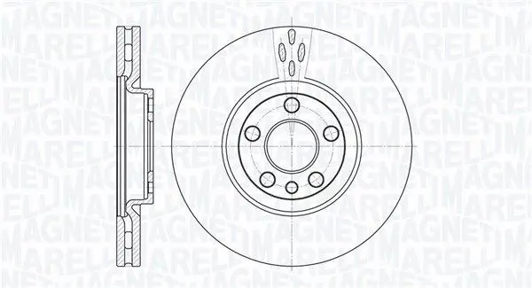 Handler.Part Brake disc Magneti Marelli 361302040200 1