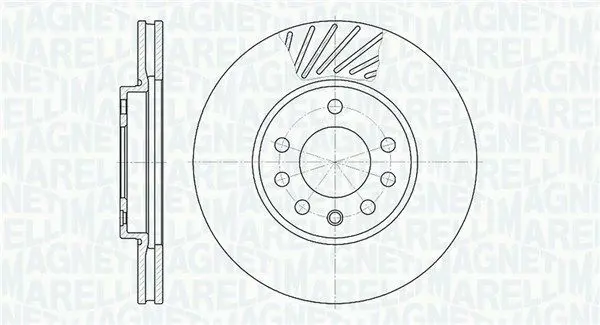 Handler.Part Brake disc Magneti Marelli 361302040210 1