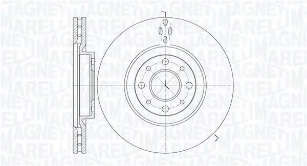 Handler.Part Brake disc Magneti Marelli 361302040246 1