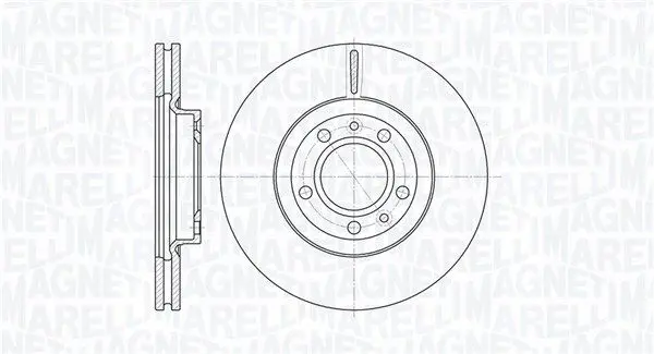 Handler.Part Brake disc Magneti Marelli 361302040274 1