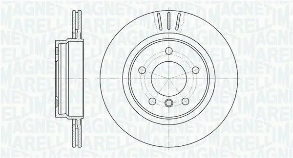 Handler.Part Brake disc Magneti Marelli 361302040286 1