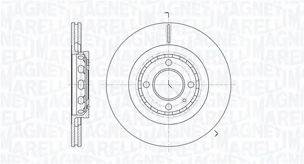 Handler.Part Brake disc Magneti Marelli 361302040304 1