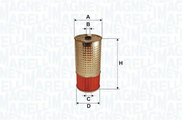 Handler.Part Oil filter Magneti Marelli 153071760682 1