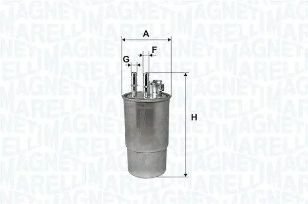 Handler.Part Fuel filter Magneti Marelli 153071760220 1