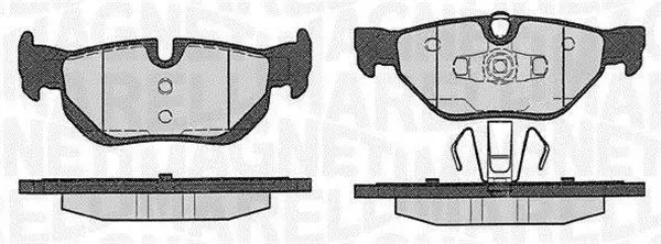 Handler.Part Brake pad set, disc brake Magneti Marelli 363916060149 1