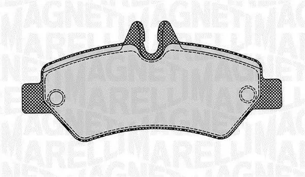 Handler.Part Brake pad set, disc brake Magneti Marelli 363916060300 1