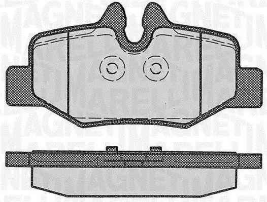 Handler.Part Brake pad set, disc brake Magneti Marelli 363916060330 1