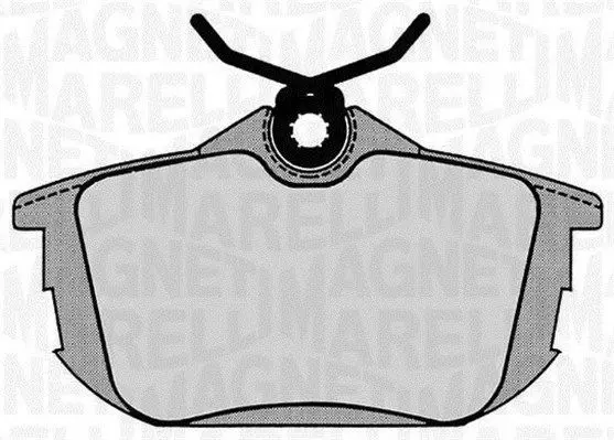 Handler.Part Brake pad set, disc brake Magneti Marelli 363916060336 1