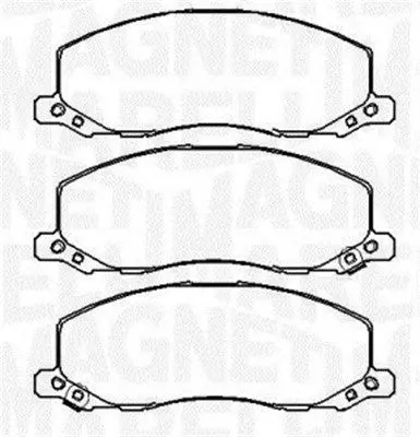 Handler.Part Brake pad set, disc brake Magneti Marelli 363916060363 1