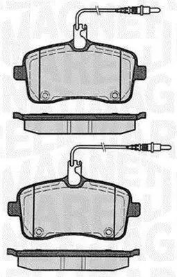 Handler.Part Brake pad set, disc brake Magneti Marelli 363916060376 1