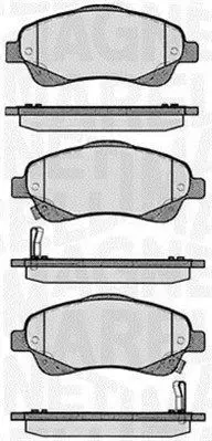 Handler.Part Brake pad set, disc brake Magneti Marelli 363916060402 1