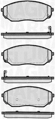 Handler.Part Brake pad set, disc brake Magneti Marelli 363916060447 1