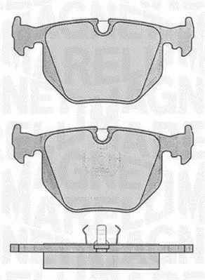 Handler.Part Brake pad set, disc brake Magneti Marelli 363916060485 1