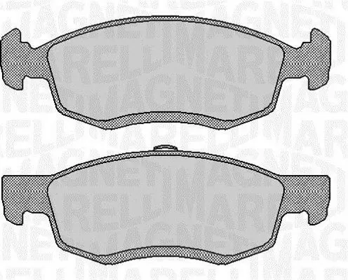 Handler.Part Brake pad set, disc brake Magneti Marelli 363916060545 1