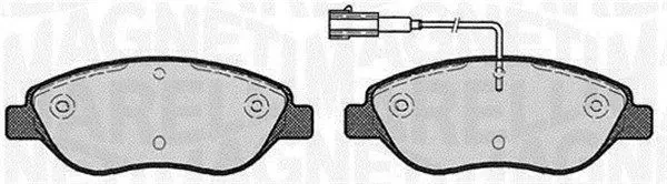 Handler.Part Brake pad set, disc brake Magneti Marelli 363916060563 1