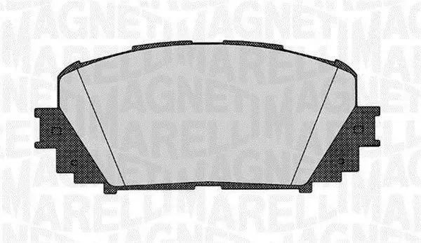 Handler.Part Brake pad set, disc brake Magneti Marelli 363916060627 1