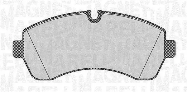 Handler.Part Brake pad set, disc brake Magneti Marelli 363916060647 1