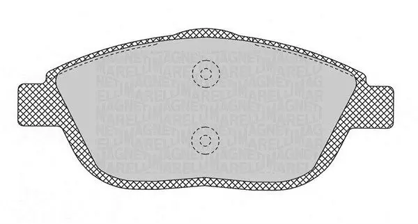 Handler.Part Brake pad set, disc brake Magneti Marelli 363916060697 1