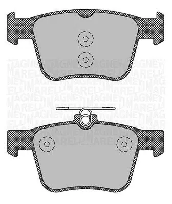 Handler.Part Brake pad set, disc brake Magneti Marelli 363916060713 1