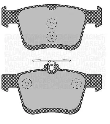 Handler.Part Brake pad set, disc brake Magneti Marelli 363916060714 1