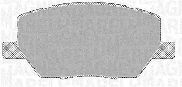 Handler.Part Brake pad set, disc brake Magneti Marelli 363916060793 1