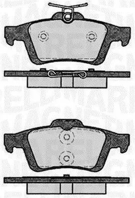 Handler.Part Brake pad set, disc brake Magneti Marelli 363916060796 1