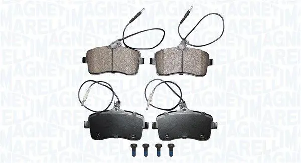 Handler.Part Brake pad set, disc brake Magneti Marelli 363916060826 1