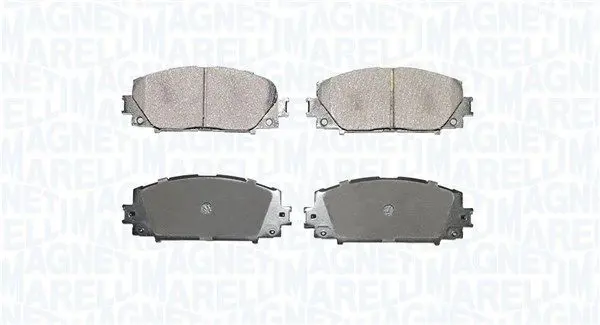 Handler.Part Brake pad set, disc brake Magneti Marelli 363916060827 1