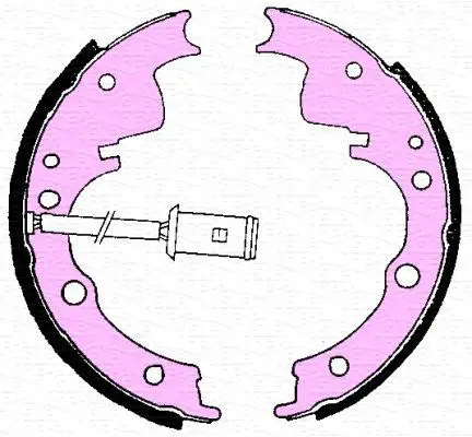 Handler.Part Brake shoe Magneti Marelli 360219196605 1