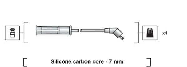 Handler.Part Ignition cable kit Magneti Marelli 941318111002 2