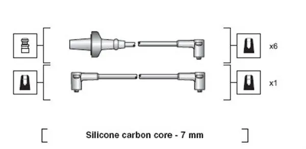 Handler.Part Ignition cable kit Magneti Marelli 941318111014 1