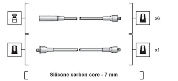 Handler.Part Ignition cable kit Magneti Marelli 941318111031 1