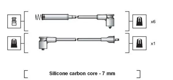 Handler.Part Ignition cable kit Magneti Marelli 941318111074 1