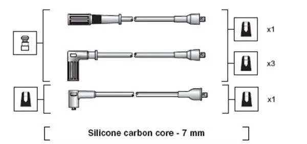 Handler.Part Ignition cable kit Magneti Marelli 941318111120 1