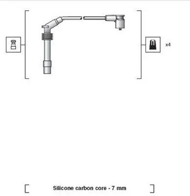 Handler.Part Ignition cable kit Magneti Marelli 941318111159 2