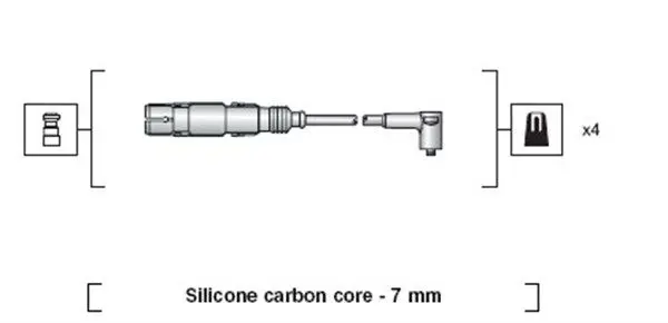 Handler.Part Ignition cable kit Magneti Marelli 941318111164 2