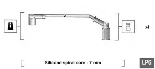 Handler.Part Ignition cable kit Magneti Marelli 941095700609 1