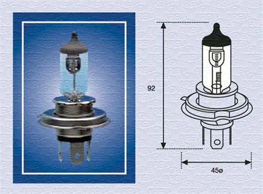 Handler.Part Bulb, headlight Magneti Marelli 002559100000 2