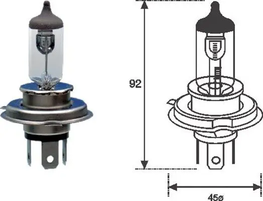 Handler.Part Bulb, headlight Magneti Marelli 002559100000 1