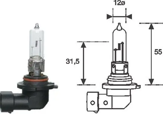 Handler.Part Bulb, headlight Magneti Marelli 002577200000 1