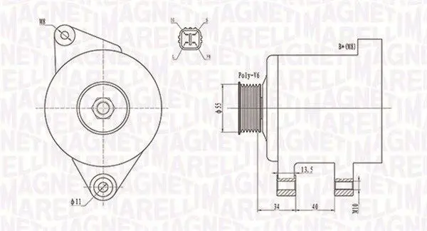 Handler.Part Alternator Magneti Marelli 063731894010 1