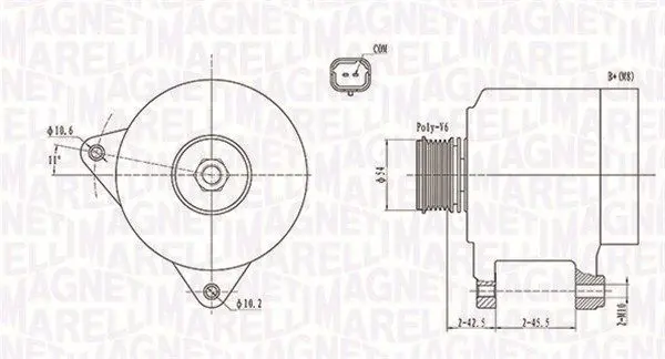 Handler.Part Alternator Magneti Marelli 063731914010 1