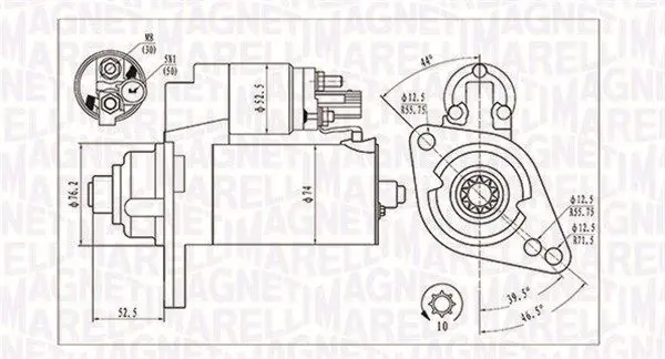 Handler.Part Starter Magneti Marelli 063721293010 1