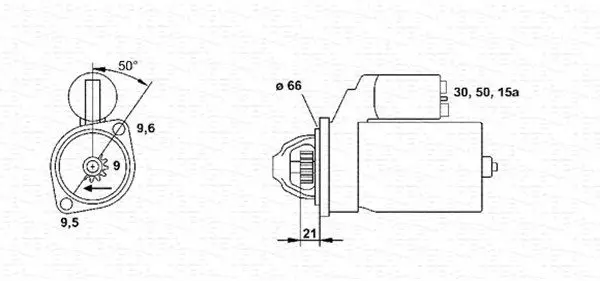 Handler.Part Starter Magneti Marelli 943251895010 1